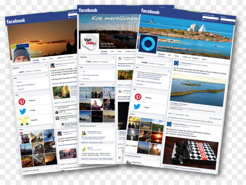 Northern Europe Web Page Digital Journalism Display Advertising PNG