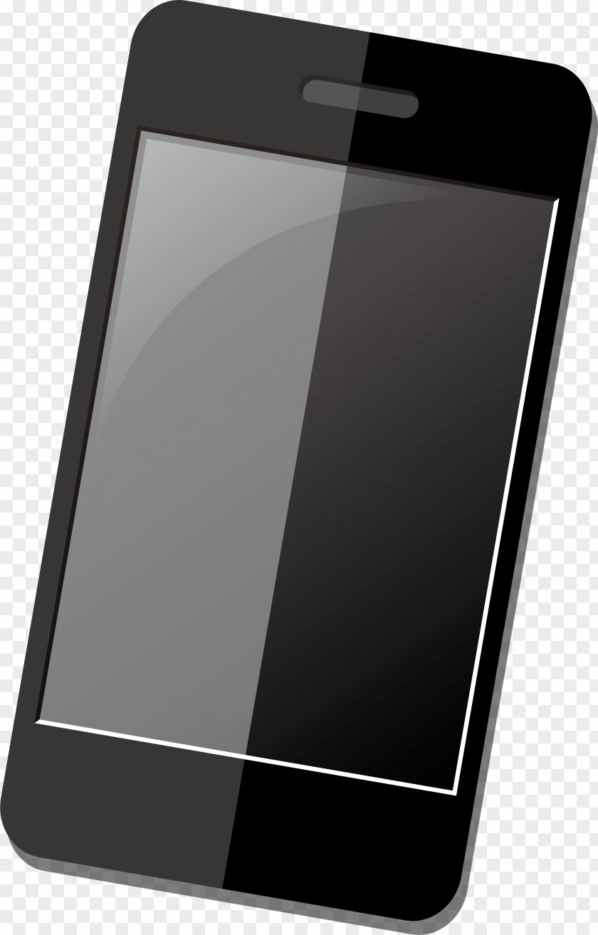 Simple Black Phone Smartphone Feature Telephone PNG