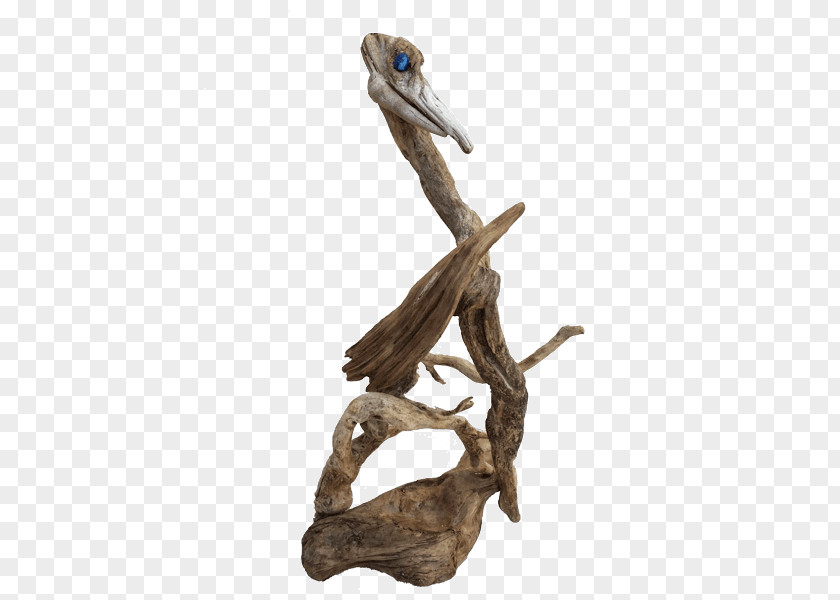 Pacific White River Driftwood Art Sculpture PNG