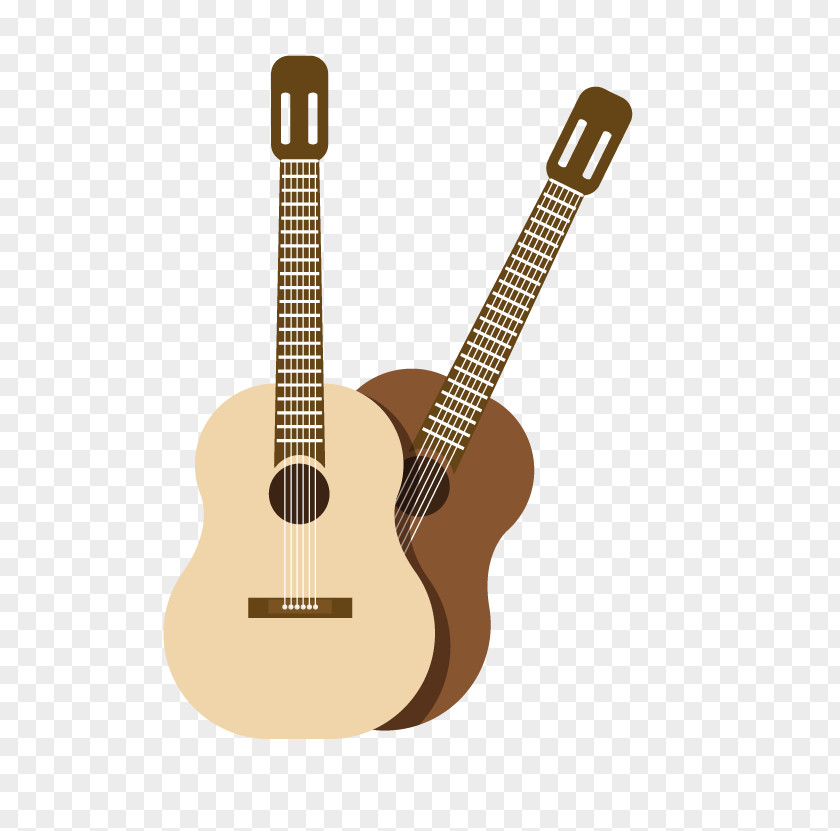 Guitar Flamenco Flat Design PNG