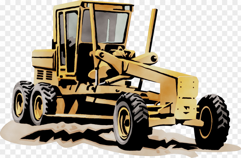 Heavy Machinery Grader Construction Tractor PNG