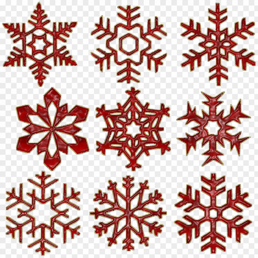 Red Snowflakes Christmas Ornament Clip Art Day Bombka PNG