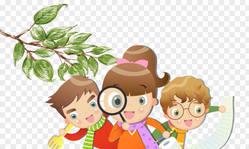 Cartoon Kids Child Learning PNG