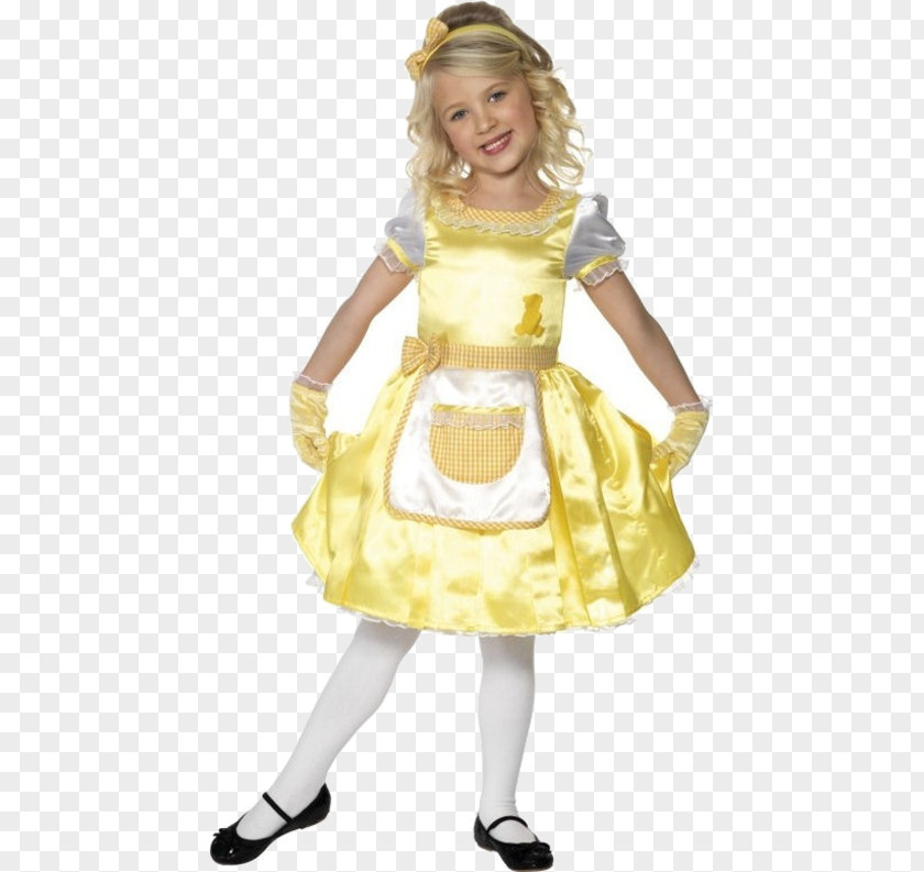 Child Goldilocks And The Three Bears Costume Party Clothing PNG