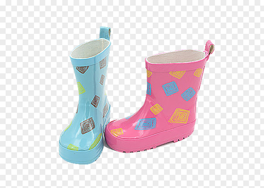 Natural Rubber Children's Rain Boots Child Raincoat Taobao Shoe Tmall PNG