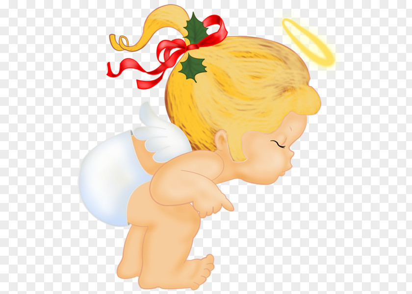 Naughty Little Angel Cherub Clip Art PNG