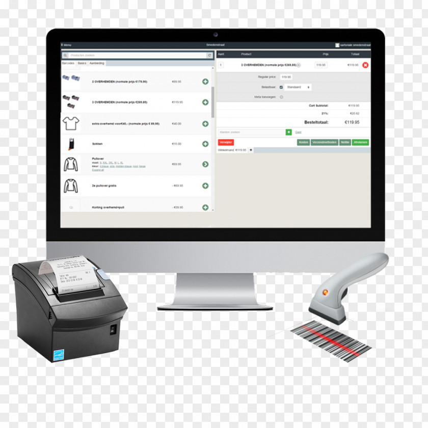 Receipt Computer Monitors System Point Of Sale Cash Register Quality PNG