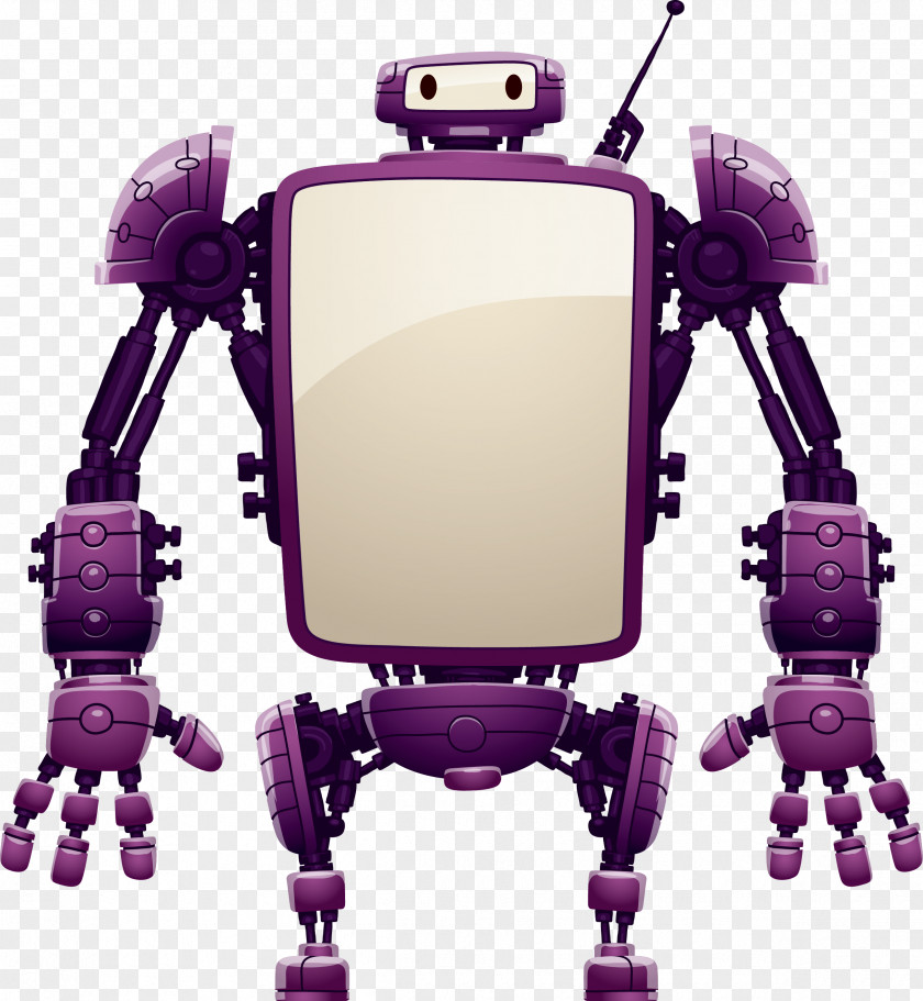 Cartoon Vector File Robot Clip Art PNG