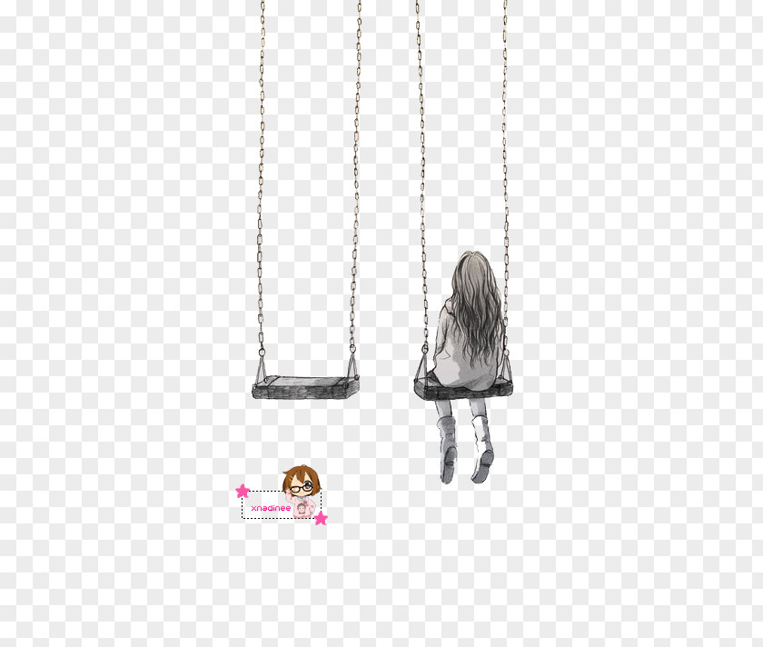 Drawing We Heart It Hashtag Photography PNG Photography, SWING GIRL clipart PNG