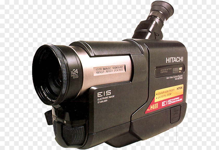Hitachi Video Cameras Hi8 Camcorder PNG