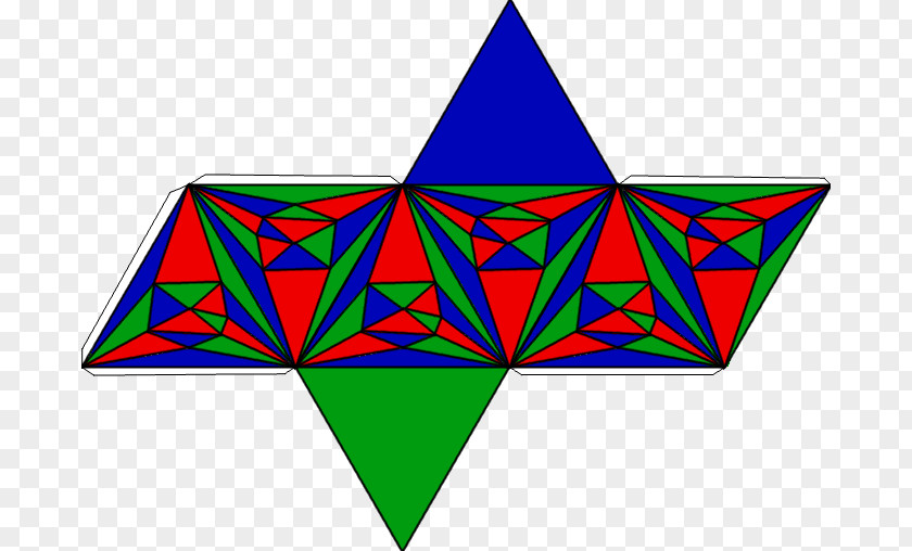 Triangle Point Symmetry Pattern PNG