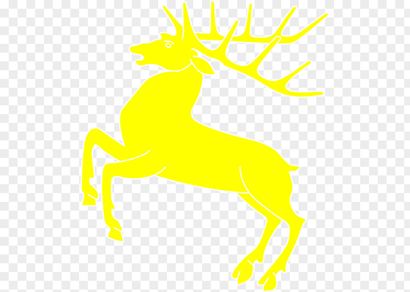 Yellow Reindeer Cliparts Antler Black And White Clip Art PNG