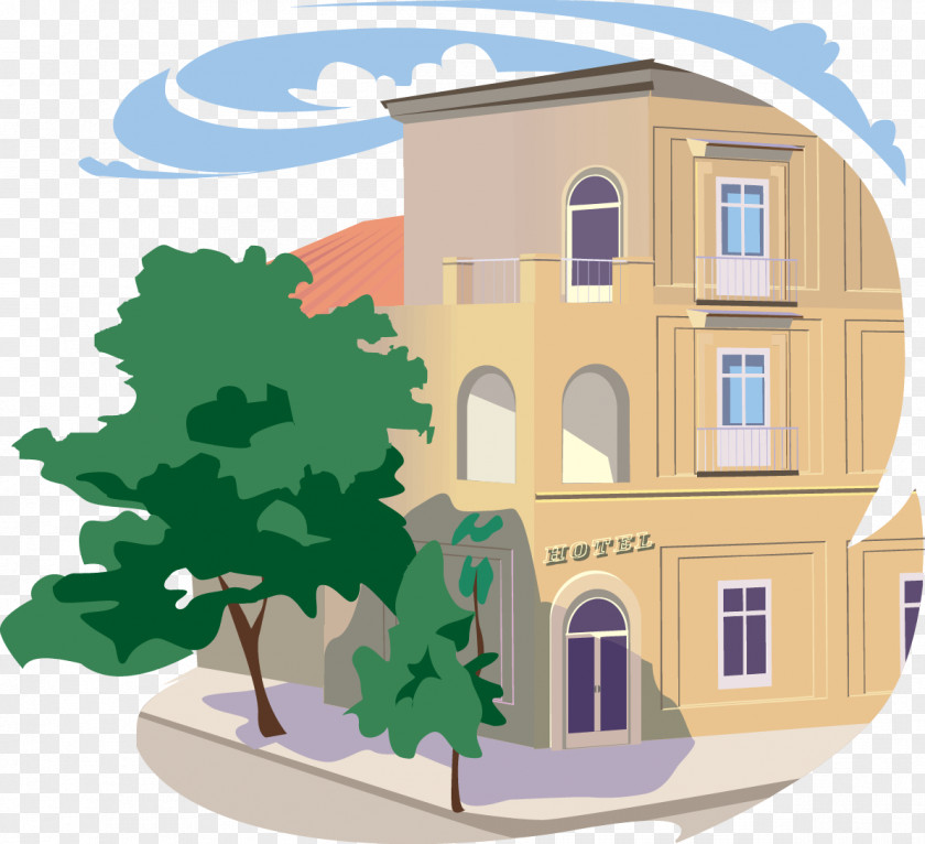 Apartment Houses Vector Material House PNG