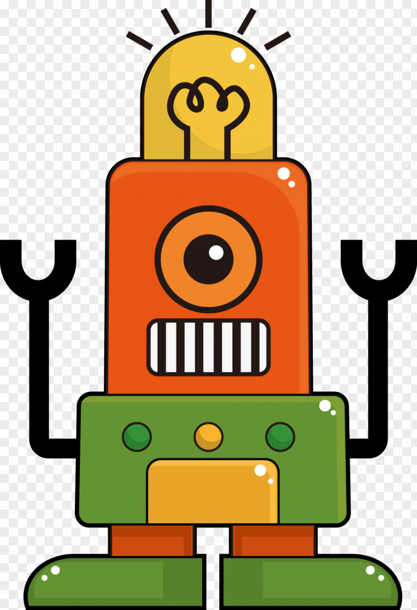 Color Of The Robot Clip Art PNG