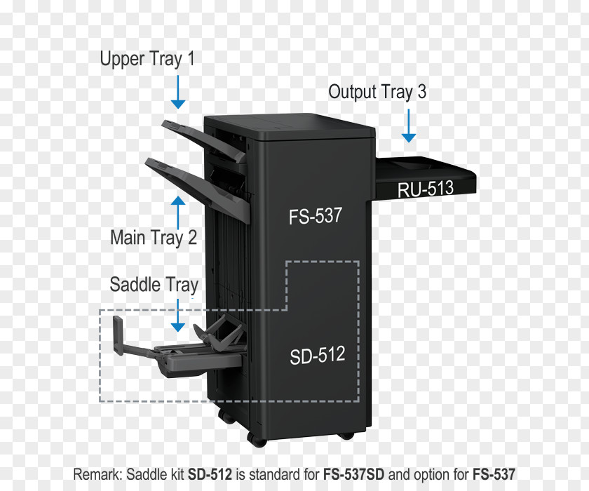 Folds Paper Konica Minolta Multi-function Printer Photocopier PNG