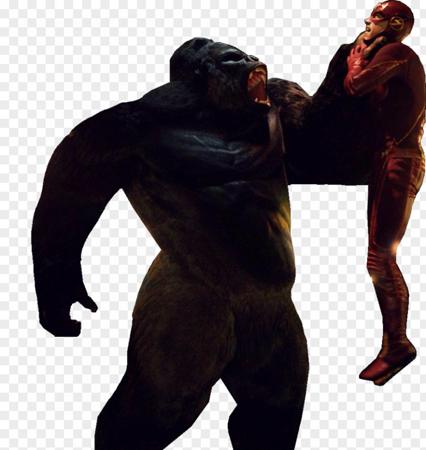 Grodd Gorilla Flash Green Arrow Clip Art PNG