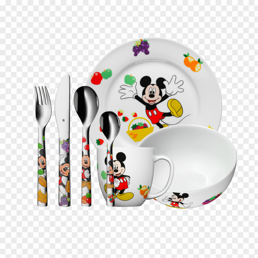 Mickey Mouse Cartoon Children's Tableware WMF Group Cutlery Knife PNG