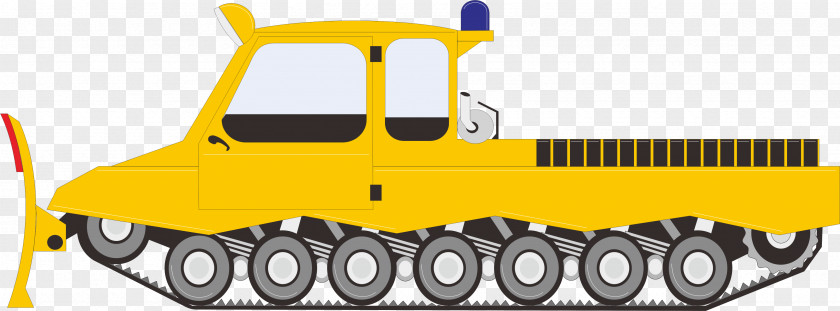 Bulldozer Vector Element Euclidean Clip Art PNG