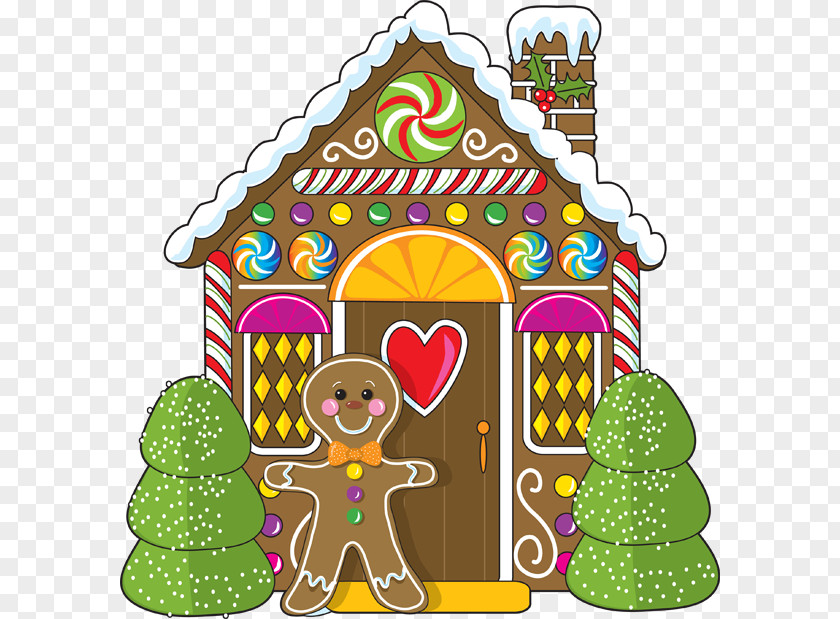 Gingerbread House Clip Art Christmas PNG