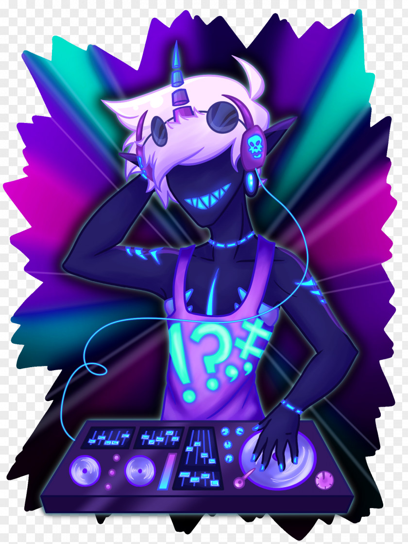 Rave Art Painting Disc Jockey Drawing PNG