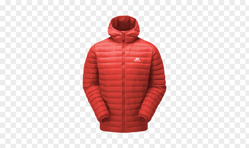 Red Jacket With Hood Mountain Equipment Arete Hooded Mens T-shirt Womens Down Feather PNG