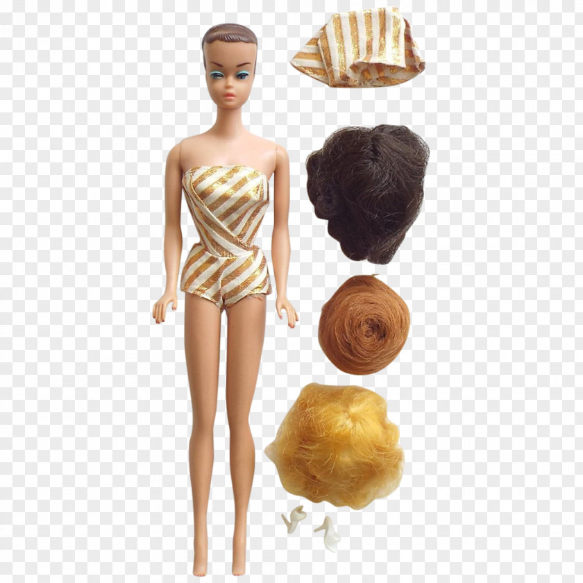 Boy Hair Wig Barbie Bild Lilli Doll Vintage Clothing PNG