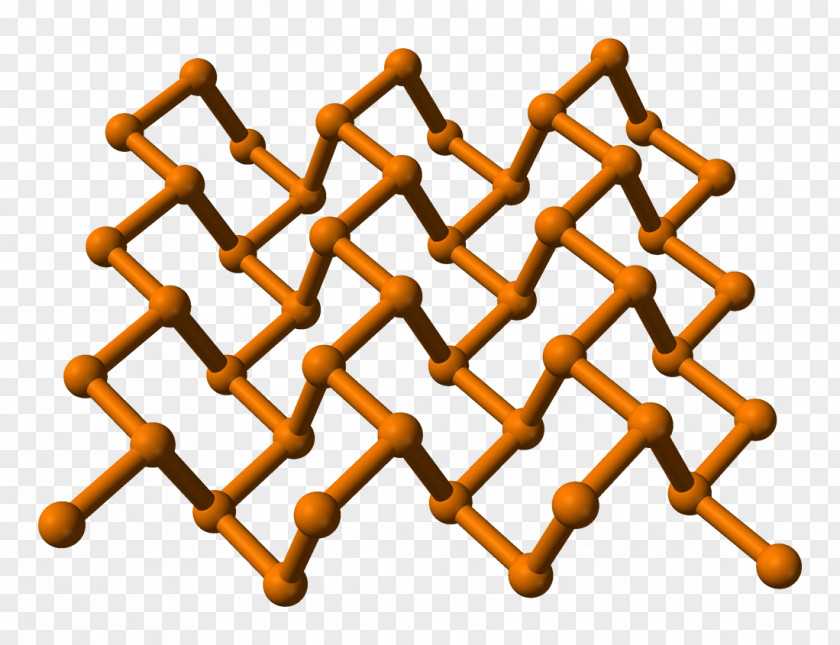 Crystal Phosphorus Atom Structure PNG