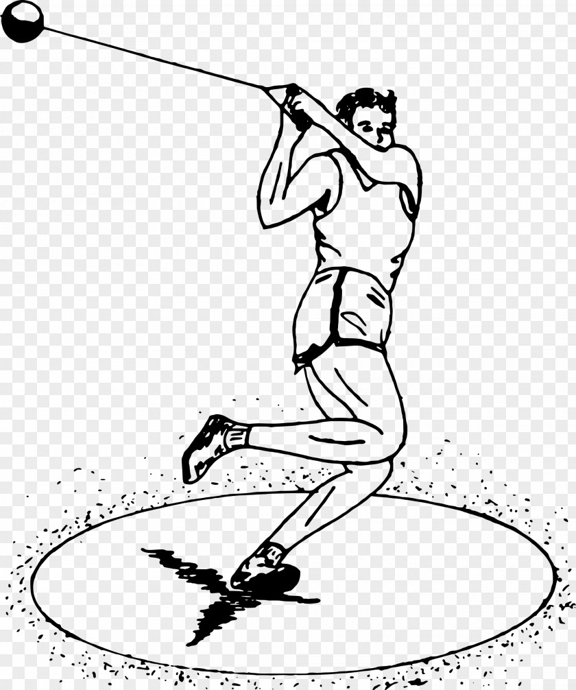Hammer Throw At The Olympics Clip Art PNG