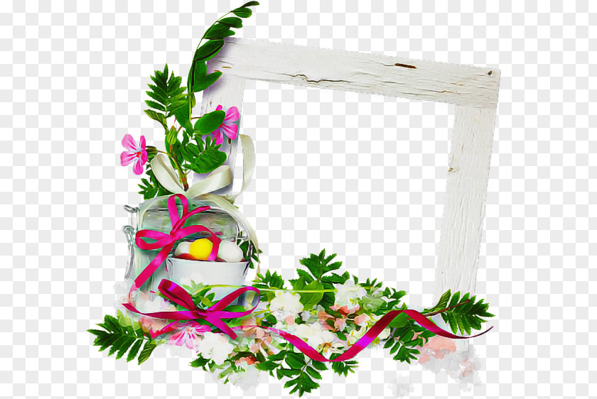 Plant Picture Frame Floral Design PNG