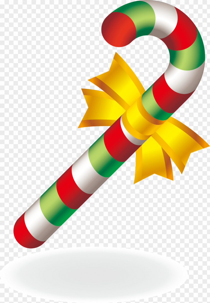 Vector Christmas Crutches Candy Cane Chocolate Bar Ribbon Stick Clip Art PNG