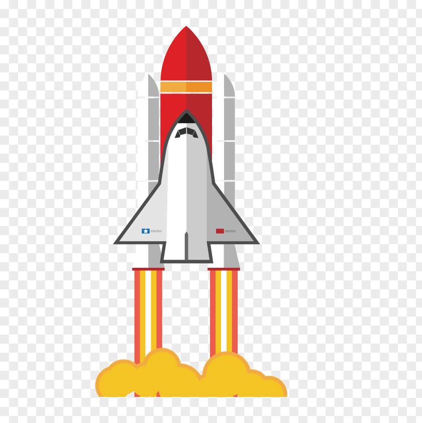 Vector Rocket Launch Space Shuttle Program Euclidean PNG
