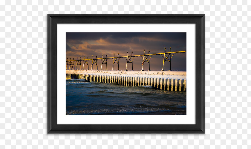 Boardwalk Grand Haven Picture Frames Photography River Printing PNG
