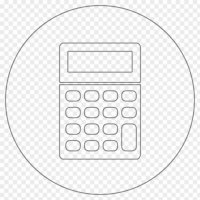 Design Numeric Keypads Telephony Line PNG