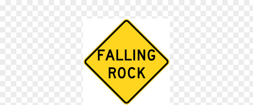 Falling Rocks Australia Road Sign Service Safety PNG
