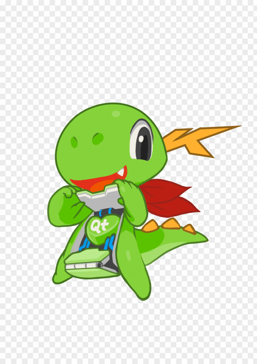 Konqi Tree Frog KDE Clip Art PNG
