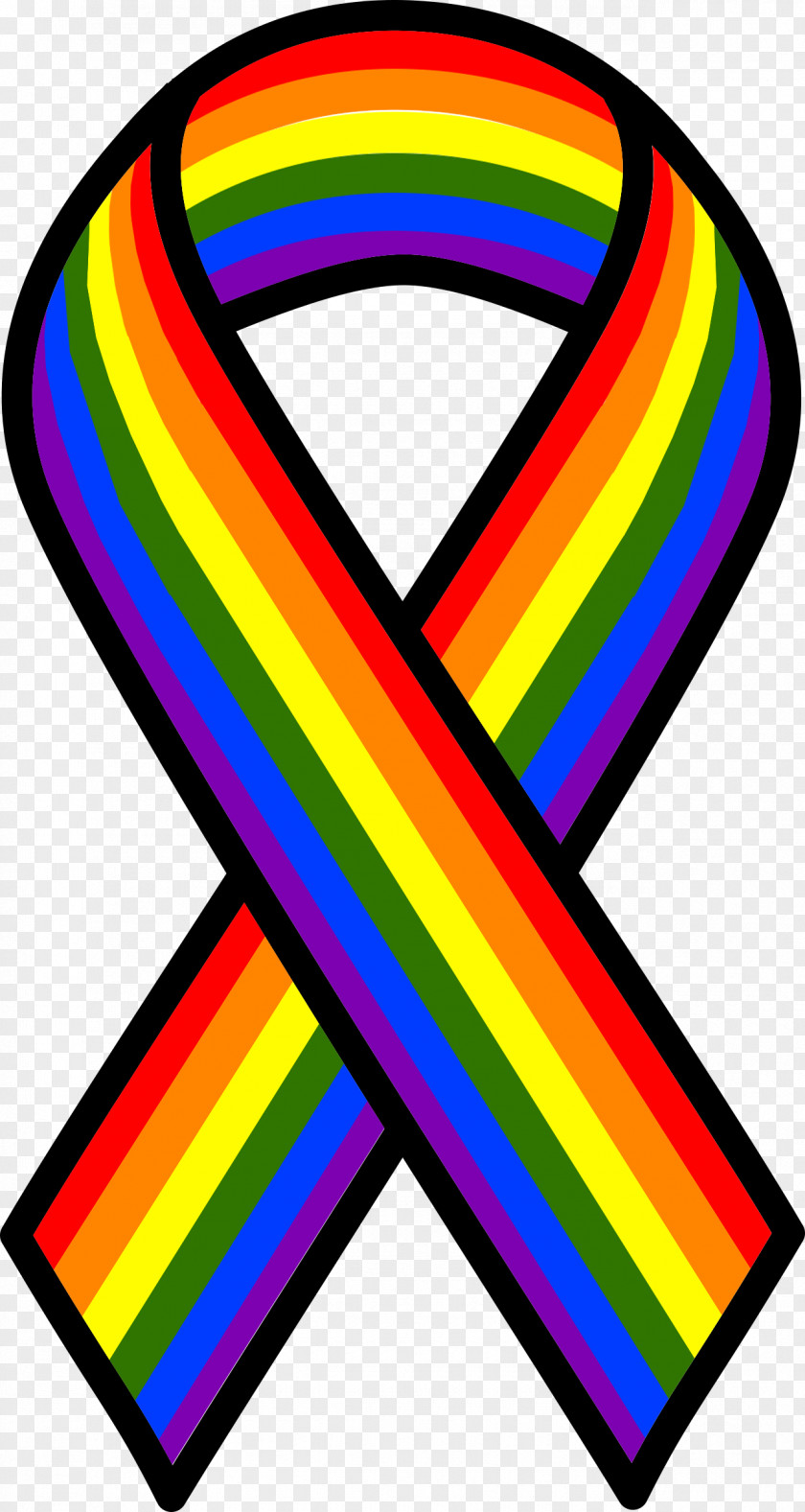 Rainbow Awareness Ribbon Ovarian Cancer Ovary Clip Art PNG