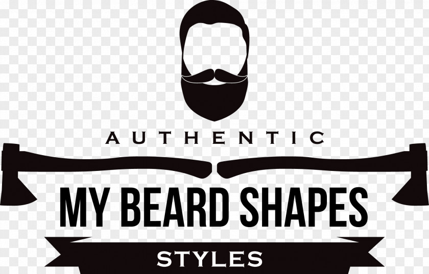 Beard Styles Logo Brand Product Design Font PNG