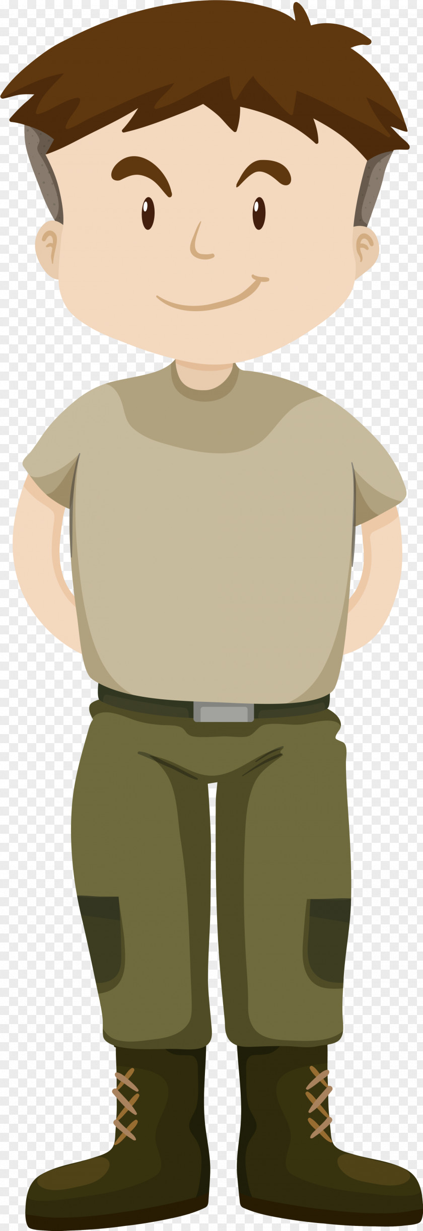 Green Cartoon Soldiers Soldier Royalty-free PNG
