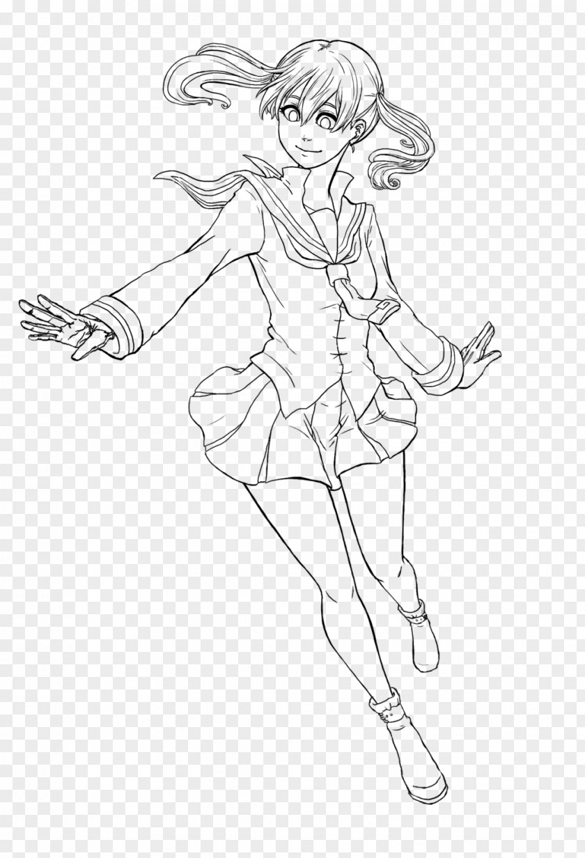 Maka Drawing Cartoon Line Art Inker Sketch PNG