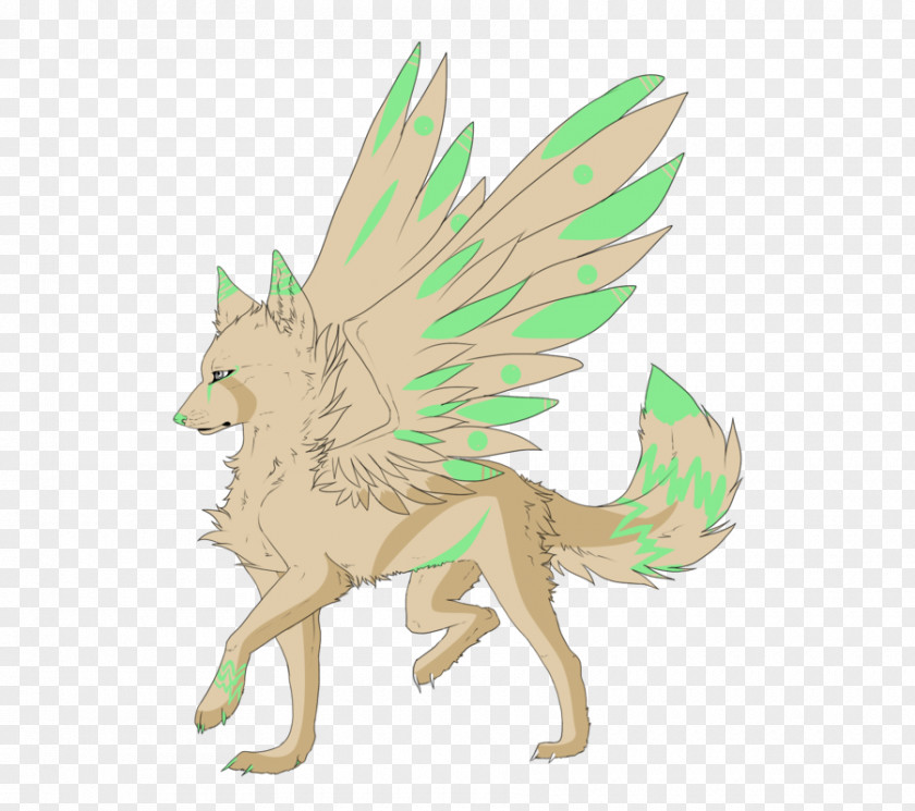 Winged Wolf Drawings Dog Puppy Drawing Sketch Walking PNG