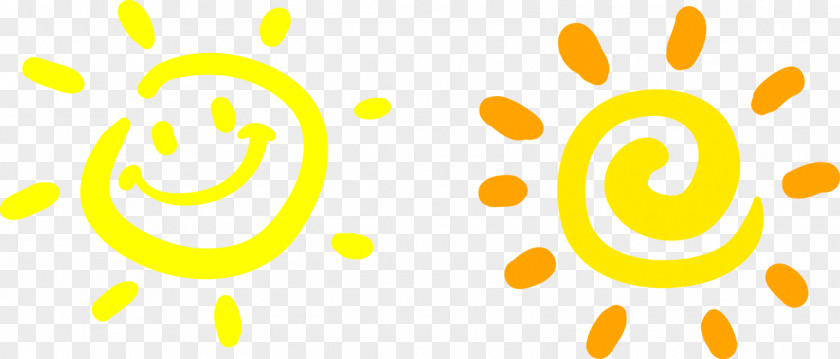Cartoon Sun Logo Brand Yellow Pattern PNG
