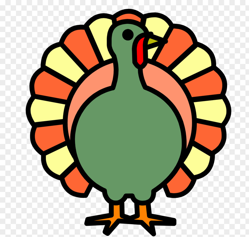 Cartoon Turkey Dinner Thanksgiving Symbol Coloring Book Clip Art PNG