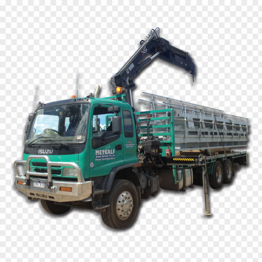 Crane Truck Commercial Vehicle Mobile Car PNG
