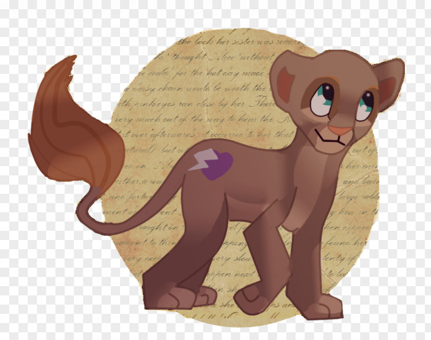 Lion Big Cat Cartoon PNG