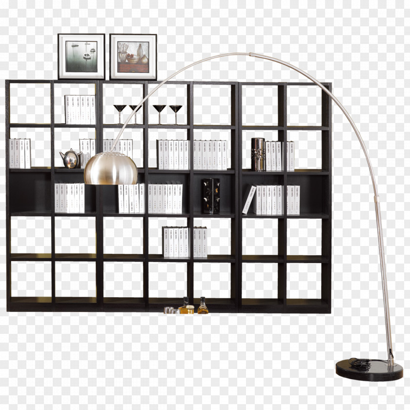 Modern Home Shelves Lamps Shelf Bookcase Furniture Art Nouveau Light Fixture PNG