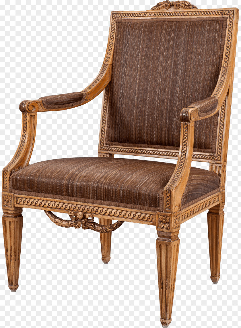 Sofa Chair Wing Fauteuil Couch Furniture PNG
