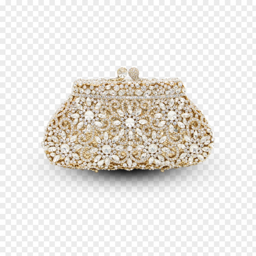 Beautifully Textured Crystal Button Handbag The Evenings Jewellery PNG