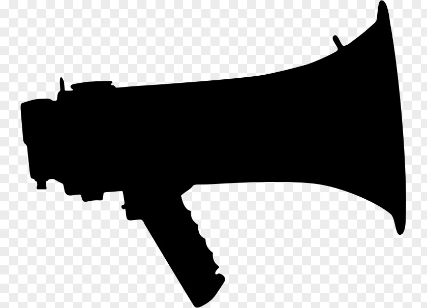 Megaphone Silhouette Microphone PNG