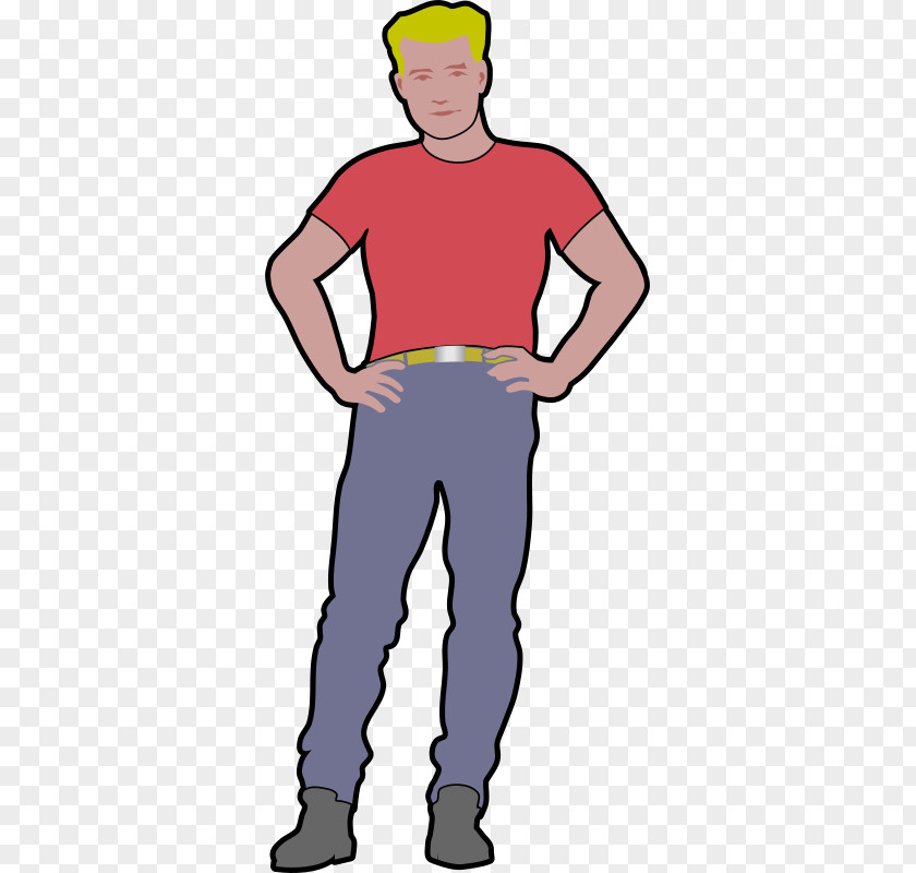 Akimbo Man Male Boy Clip Art PNG