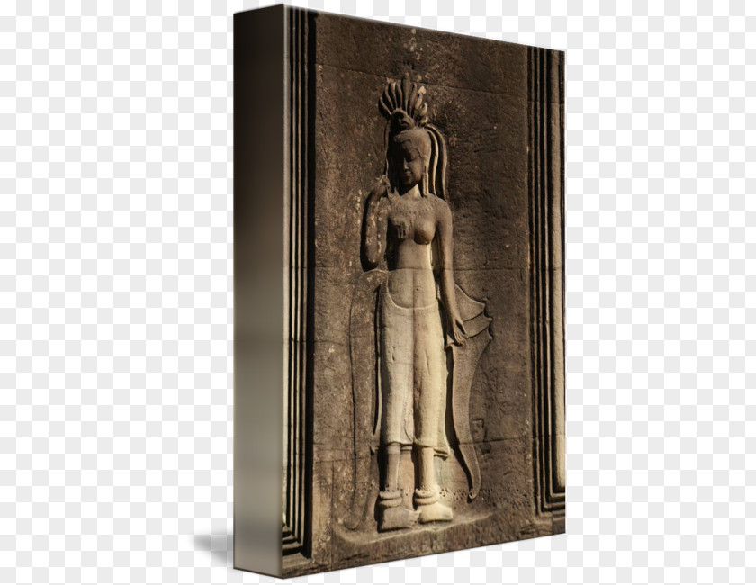 Angkor Wat Relief Classical Sculpture Stone Carving Picture Frames PNG